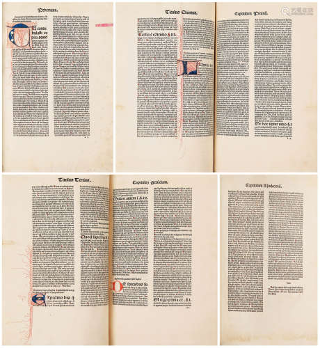 意大利威尼斯1480年Nicolaus Jenson出版 摇篮本 神学概论 精装一...