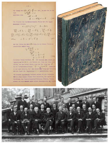 1920-1921年写本 马克斯·玻恩哥廷根大学热力学与理论光学授课笔记...