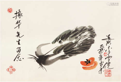 李雪健（1954-）国画 2005年 纸本镜心 一幅
