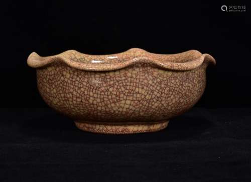 Kiln lotus leaf bowl 6 * 15 m