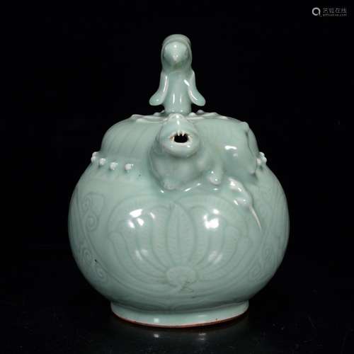 Longquan celadon back pot of 22 * 18 m