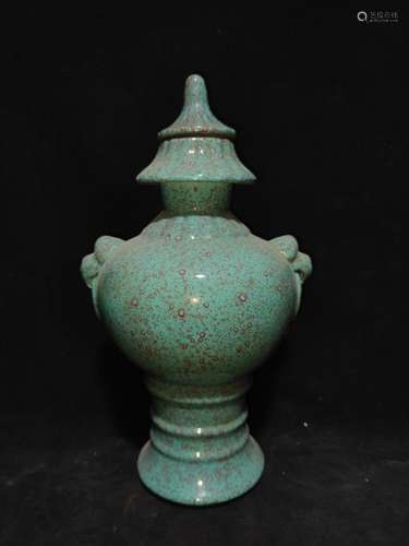 Jun glaze pagoda bottle, furnace, can only sell