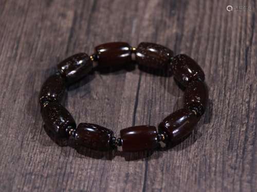 gong agate string.Specification: 1.74 * 1.27 cm gong agate s...