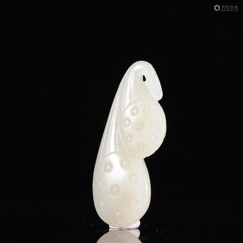 Hetian jade lotus pendantSpecification: high 7.9 3.6 1.7 cm ...