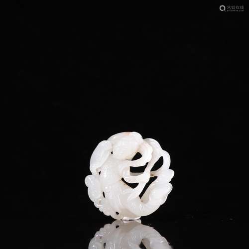 Hetian jade seed makings flying fairy carvingsSpecification:...