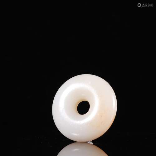 Hetian jade jade ringSpecification: 5.6 by 1.7 cm thick weig...