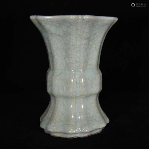 Kiln, flower vase with a 15.5 x 12 cm, new