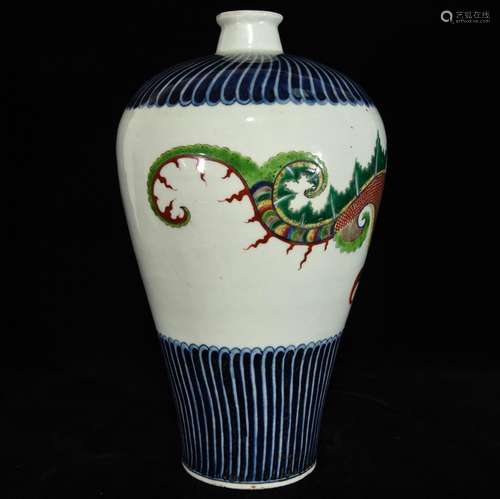 The first blue bo ling five dragon grain mei bottles, 32 x 1...