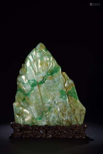 : natural old jade rock furnishing articlesJade material, th...