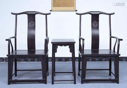 : rosewood four government-owned cap chair.Size: about chair...