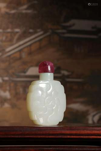 : hetian jade taiji diagram snuff bottleHetian jade texture,...