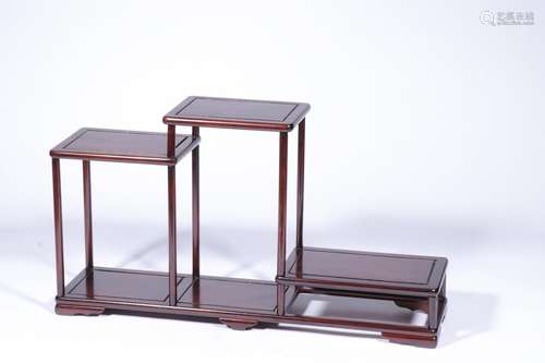 "Four display stand oldboutique: mahoganySize: wide 58 ...