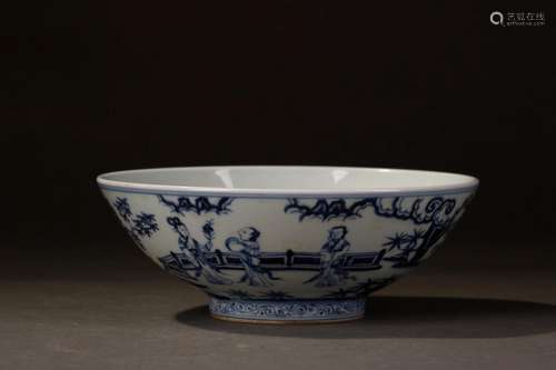 , blue courtyard traditionalgrain big bowlSize, 8.5 cm diame...