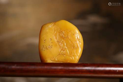 Stories of old Tibet: tian sealExquisite jade oil moisten, t...