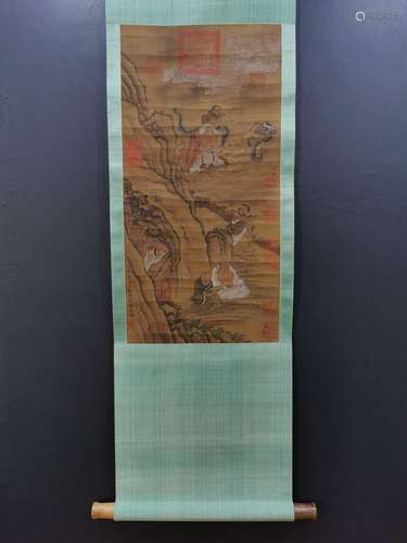 Ocean's old : the earlyYanHui silk scrollSize: 33.3 x66c...