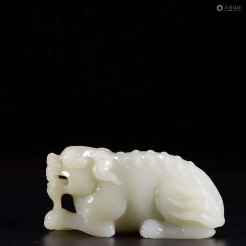 Hetian jade benevolent to pieces11 cm long, 4.6 cm wide, 5.4...