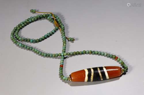 agate, day bead necklaceSpecification: long and 5.5 cm wide ...