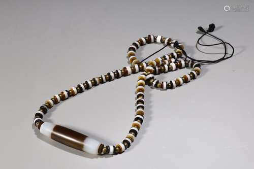 agate, day bead necklaceSpecification: long and 4.6 cm wide ...