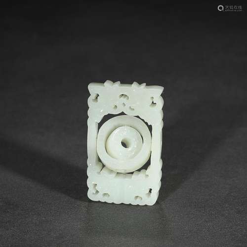 : hetian jade fortunes to hangSpecification: 3.8 cm wide and...