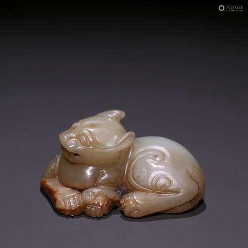 Hetian jade benevolent to piecesSpecification: 3 cm high 6.2...