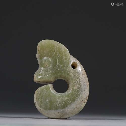 Hongshan jade white jade pig dragon chicken boneSpecificatio...