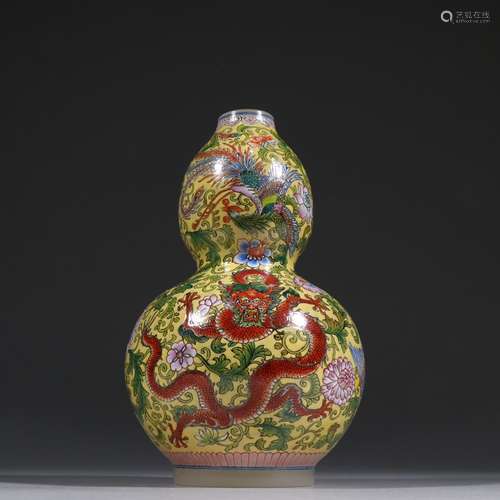 Feeder colored enamel longfeng grain bottle gourdSpecificati...