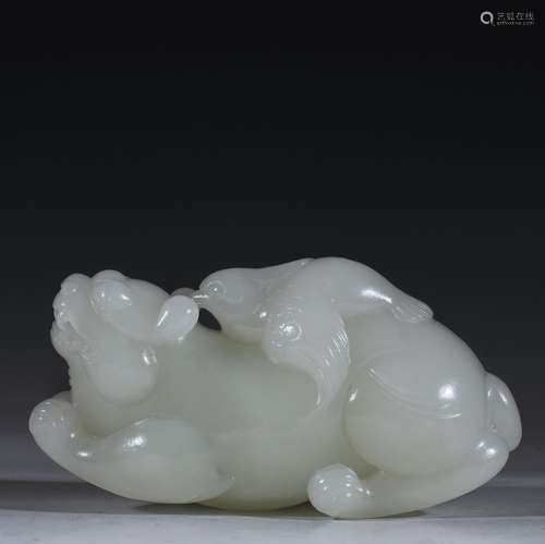 : hetian jade seed makings benevolent carvingsSpecification:...