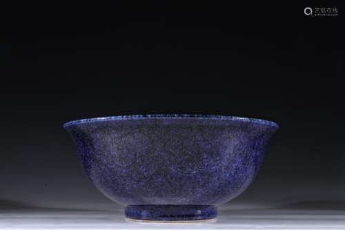 : snow blue glaze pigment grain big bowlSpecification: high ...