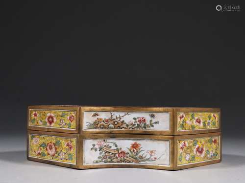 painted enamel painting of flowers and grain box fan coverSp...