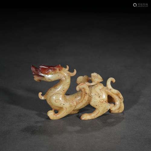 Ancient: hetian jade fairy yu longnu furnishing articlesSpec...