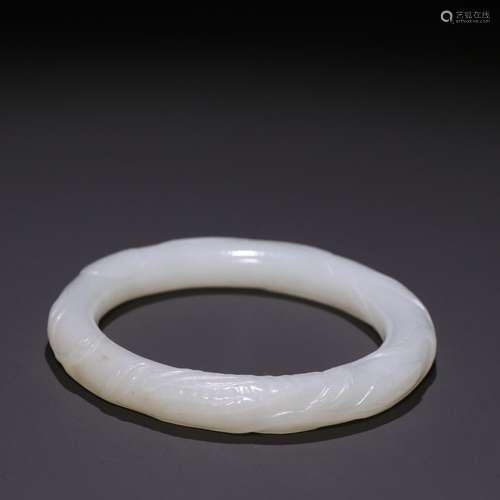 Hetian jade sanduo bracelet.Specification: a coarse 1 cm inn...