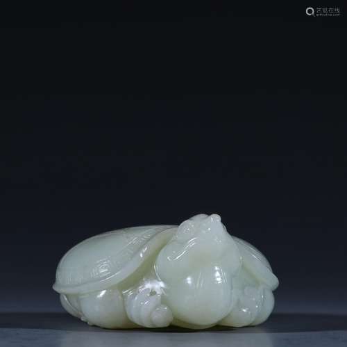 Spirit, hetian jade turtle furnishing articlesSpecification:...