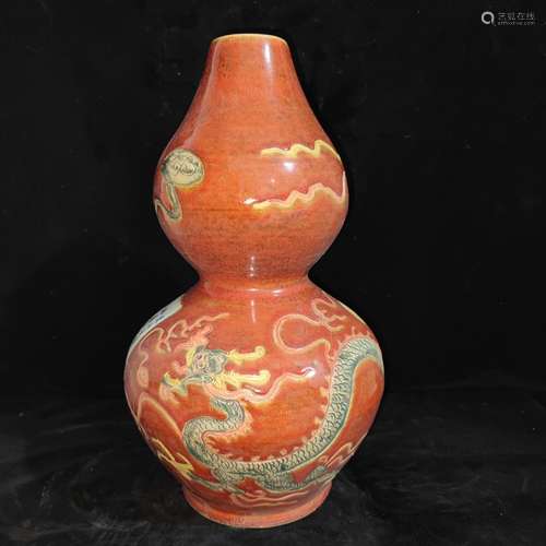 , Yin carving dragon bottle gourd, can only sell