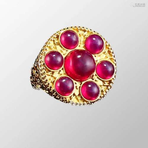 Beautiful Chinese Ruby Ring