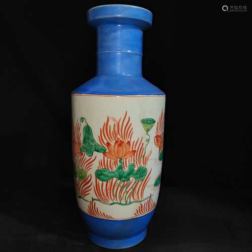 , colorful fish play lotus bottle, can only sell