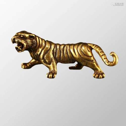Chinese Brass Tiger Statue/Pendant