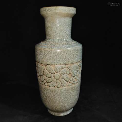 Kiln, hand-cut bound branches bloom bottle, can only sell