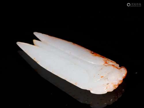 Hetian jade eight knife cicadasSpecification: long and 10.1 ...