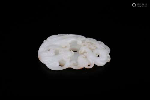 And hetian jade engraved look therefore Long Yu wallSize: 7 ...