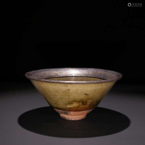 Yao state kiln silvering tea lightSpecification: 6.3 cm diam...