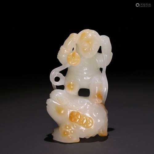 Hetian jade toad seed makings bang playSpecification: high 8...