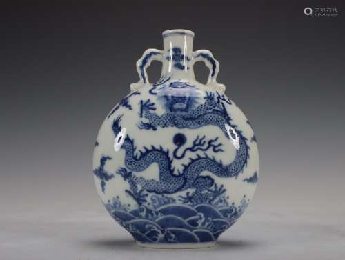 "" blue and white dragon flat bottlesSpecification...