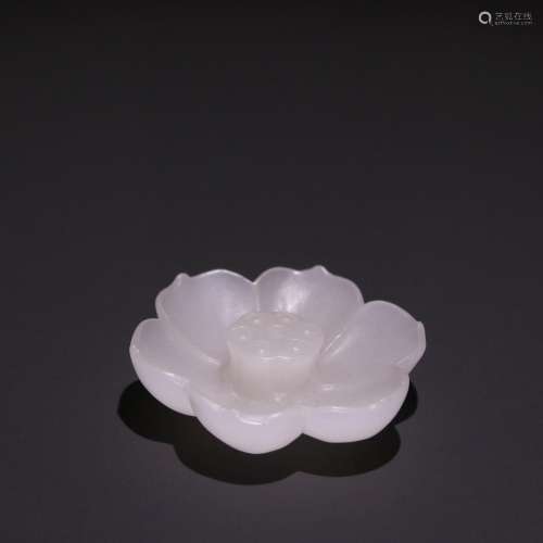 Hetian jade lotus fragranceSpecification: high 1.5 cm wide a...