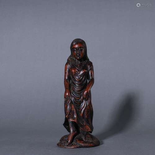 Boxwood beauty statueSpecification: 18.5 cm long and 5.5 cm ...