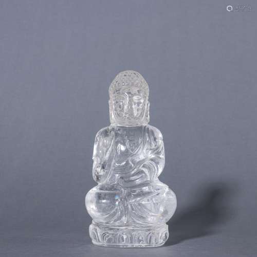Old statue of Buddha had crystalSpecification: 11.5 cm long ...