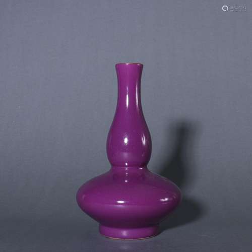 Day purple glaze element face the gourd bottleSpecification:...