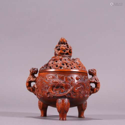 Boxwood carving dragon aroma stoveSpecification: high 12.1 c...