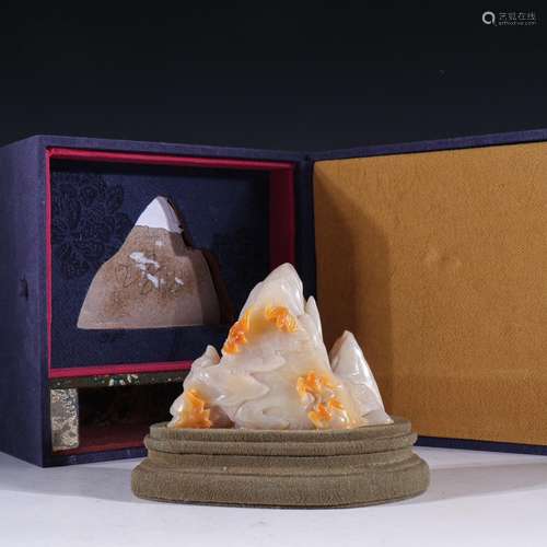 Shoushan stone five blessings dashanzi furnishing articlesSp...