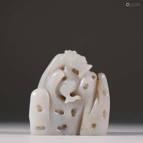 Night of hotan jade dragon dashanzi furnishing articles.Spec...