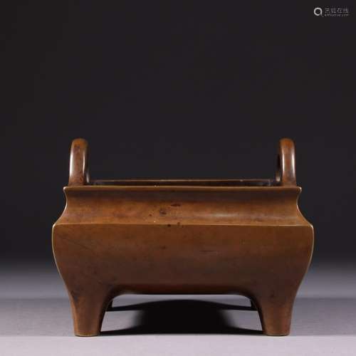 "Disciple liu Long Zao" copper foetus four foot in...